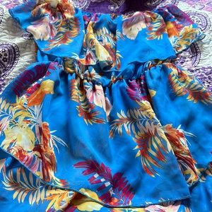 Floral Tube topped short set